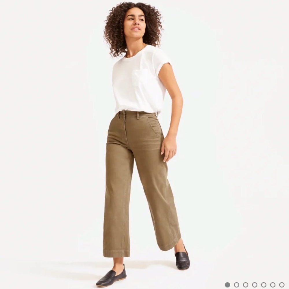 Everlane Wide Leg Crop Pant Jean